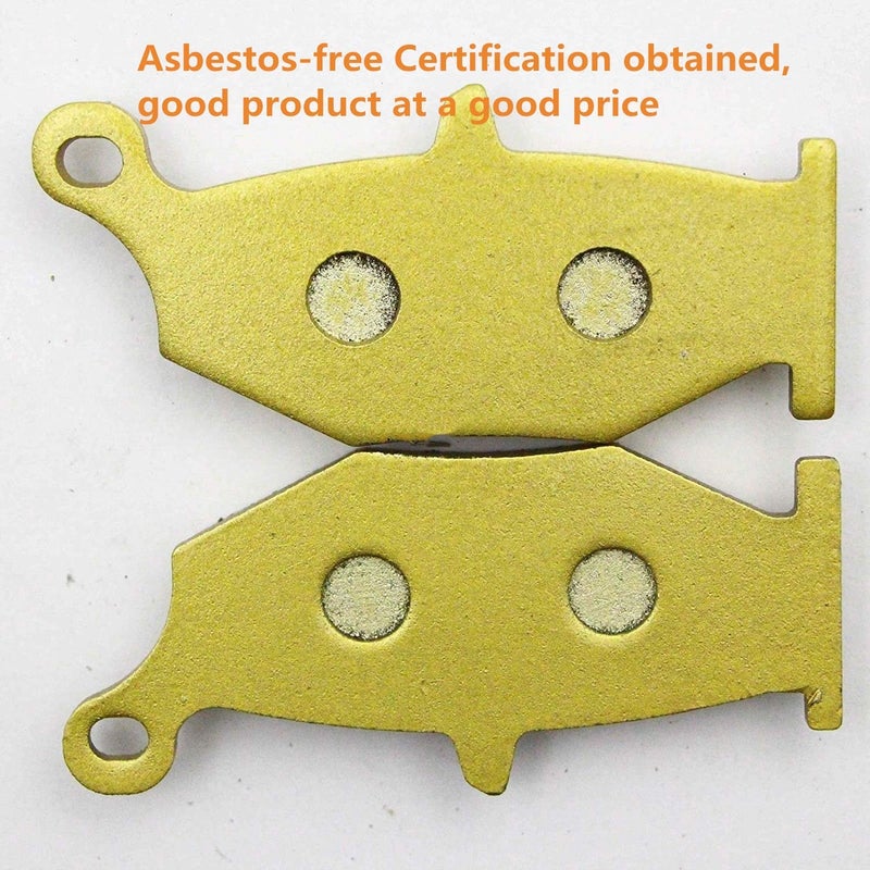 iJOY I-Joy Front Rear Brake Pads Compatible with Suzuki GSXR 600 2006 2007 2008 2009 2010 - Image 3